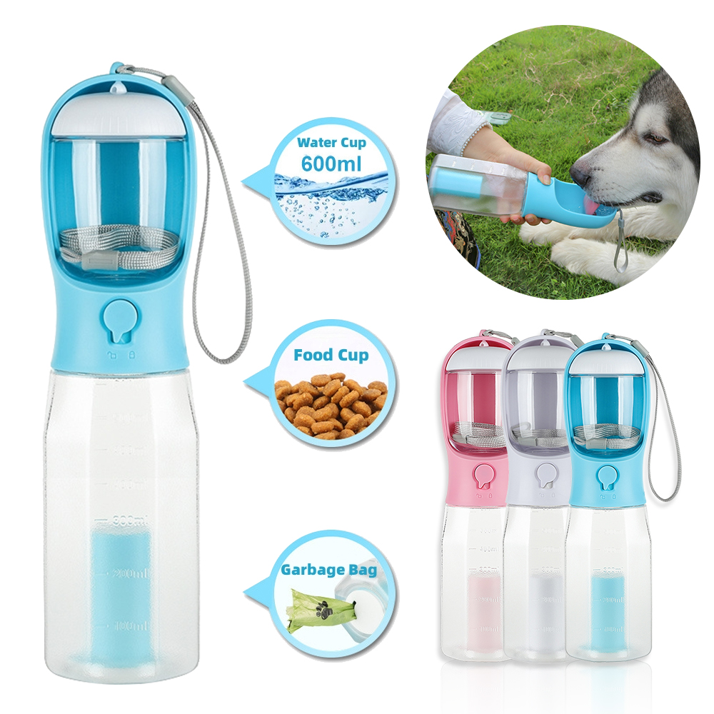 GetPawHydrate 3-in-1 Dog Water Bottle – 600 ml